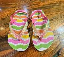 Toddlers Striped Flip Flops