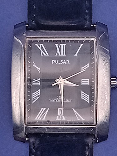 Pulsar men quartz tank watch - men's,