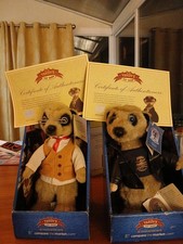 Yakov&Vassily Meerkat Dolls. Set of 2. New In Boxes With Certificates and tags. 