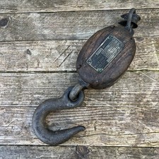 Antique Oak Tall Ship Vintage