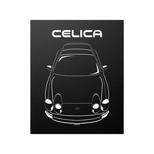 Toyota Celica GT 6th gen T200 1994-1999 Poster