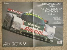 * Autosport Martin Brundle Jaguar XJR9 1988 IMSA Daytona 24 Hours win poster