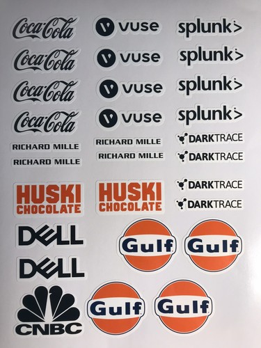 Mclaren stickers sponsor - mclaren, f