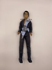 Thunderbirds talking doll 12 inch in grey with dagger