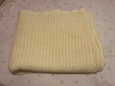 Bruin Cellular Cot Blanket Pale Lemon Unisex 