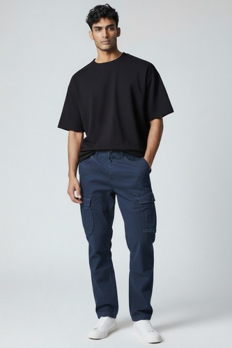 Mens stretch cargo trousers - mens,
