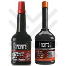 Forte Advanced Petrol Gas Treatment & Petrol Specialist Injector Clean 400ML X2