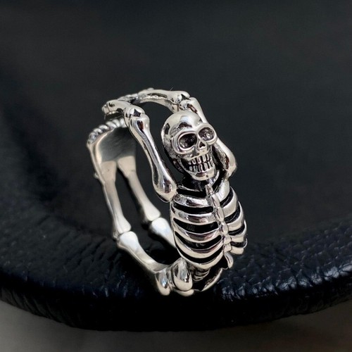 Mens sterling silver open ring - silver,
