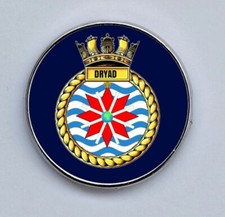HMS Dryad Royal Navy Lapel Pin