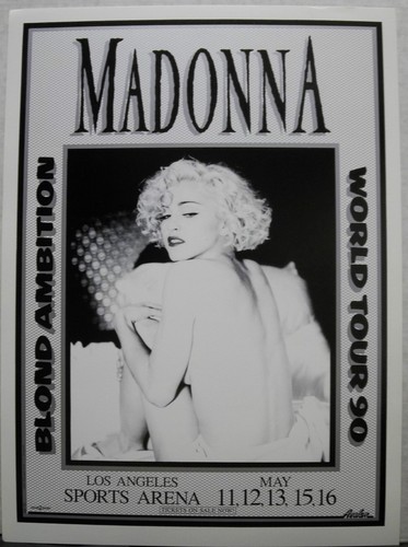 Madonna blond ambition tour - blond,