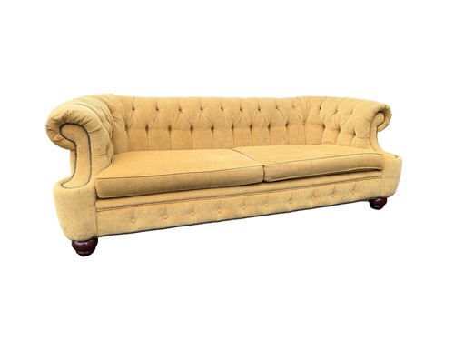 Vintage mustard fabric - mustard,