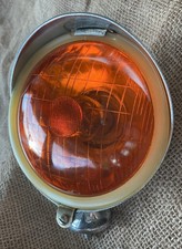 1 RARE EARLY 1960s RAYDYOT DL78 AMBER CHROME LAMP / CLASSIC CAR / SCOOTER