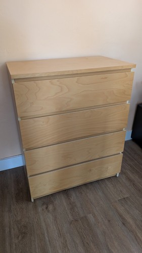 Ikea malm chest drawers - ikea, 4