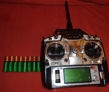 Fly sky FS-T6 Radio Control System Transmitter  + Battery's