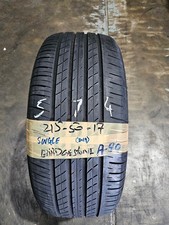 215/50R17  Bridgestone Turanza ER33  91V  7mm Tread  2155017