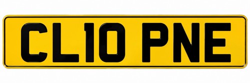Cl10 pne number plate - cl10,