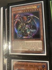 Yugioh Chaos Emperor Dragon Envoy Of The End Secret Rare 25th Anniversary Mint