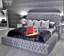 AMBASSADOR PARK LANE BED FRAME DOUBLE KING SUPER KING PLUSH FABRIC