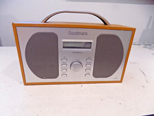 Goodmans 363307 Wooden DAB Radio with Bluetooth FAULTY Sold as SPARES/PARTS