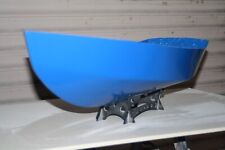 Model boat hull, Blue