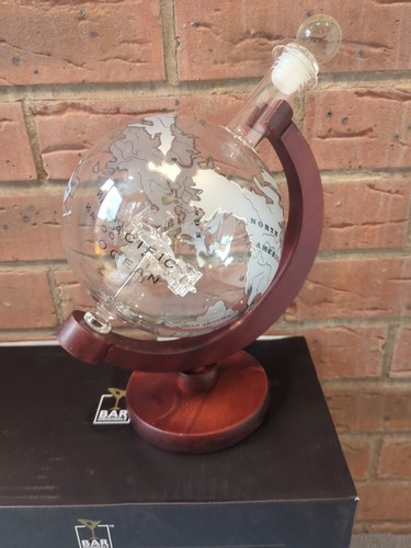 Alcohol decanter globe - alcohol, in