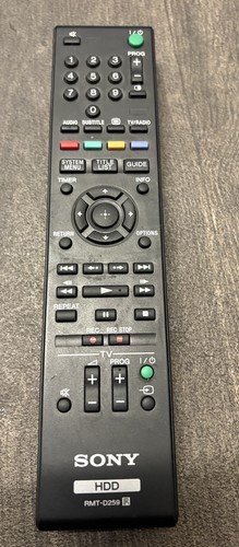Genuine sony rmt d259 - genuine, remote