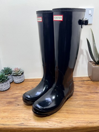 Hunter original tall black adj - tall,