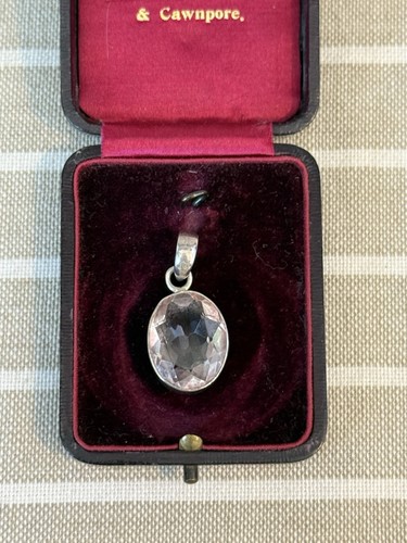 Morganite pendant sterling - pendant,
