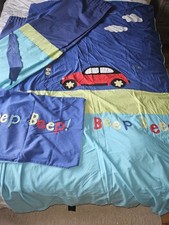 Toddler Boys Beep Beep Duvet Set And Curtains