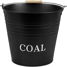 12L Coal Bucket with Wooden