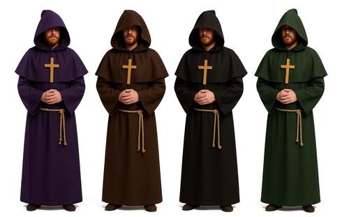 Adults medieval monk gothic - medieval,