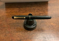 Namiki Yukari Royale fountain pen, Black, Medium nib w/ box and papers