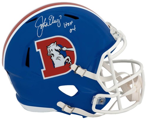 John elway signed broncos b - signed,