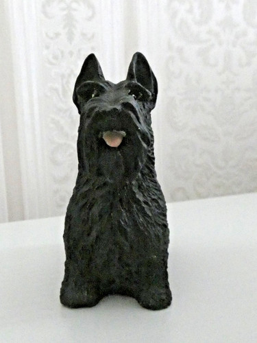 Scottish terrier dog sitting - scottish,