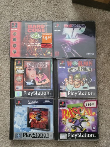 Six ps1 games bundle pal - six,