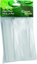 40 Plant Label White Tags