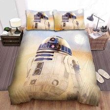 Action Poses R2d2 Bed Sheets Quilt Doona Duvet Cover Set Bedding Set All Season