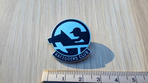 Racegoers club enamel badge - badge, by