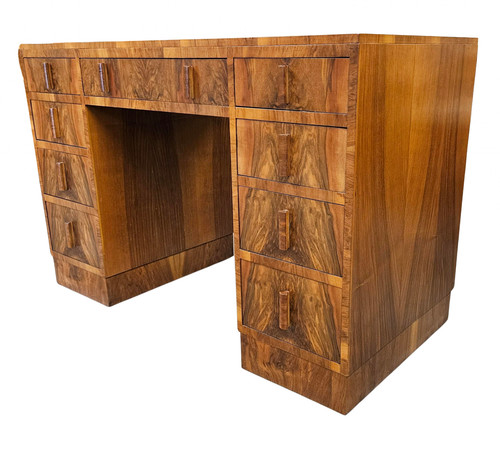 Art deco desk figured - deco, a