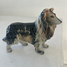 Vintage Collie Dog Porcelain