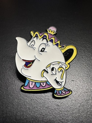 Mrs potts chip enamel pin - mrs, &
