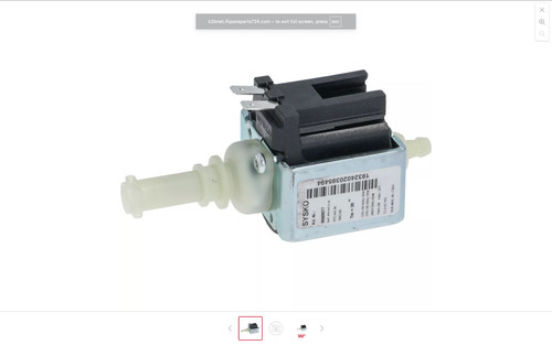 Jura water pump sysko - jura,