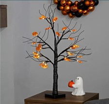 Halloween Pumpkin Twig Tree
