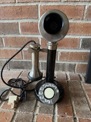 Vtg candlestick phone desk - phone,