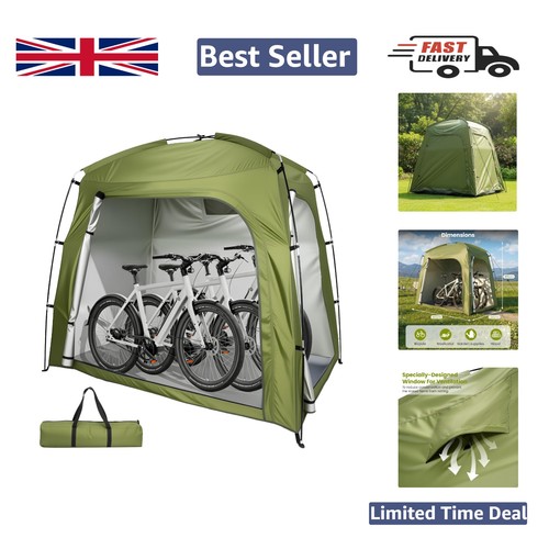 Spacious green bicycle cover - spacious,