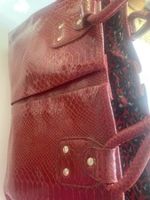 Red Hold-all Beautiful Bag