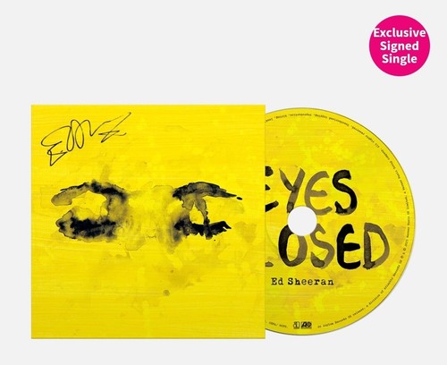 Sheeran eyes closed signed - ed,