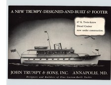 1954 PAPER AD John Trumpy &