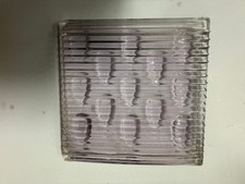 Antique Luxfer Glass Raindrop Tile Frank Lloyd Wright related  (10) 4X4