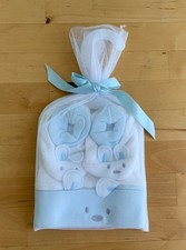Nursery Time Hat & Booties Baby Gift Set in Pouch 0-3 Months New